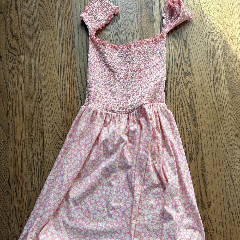Pink floral billabong sundress